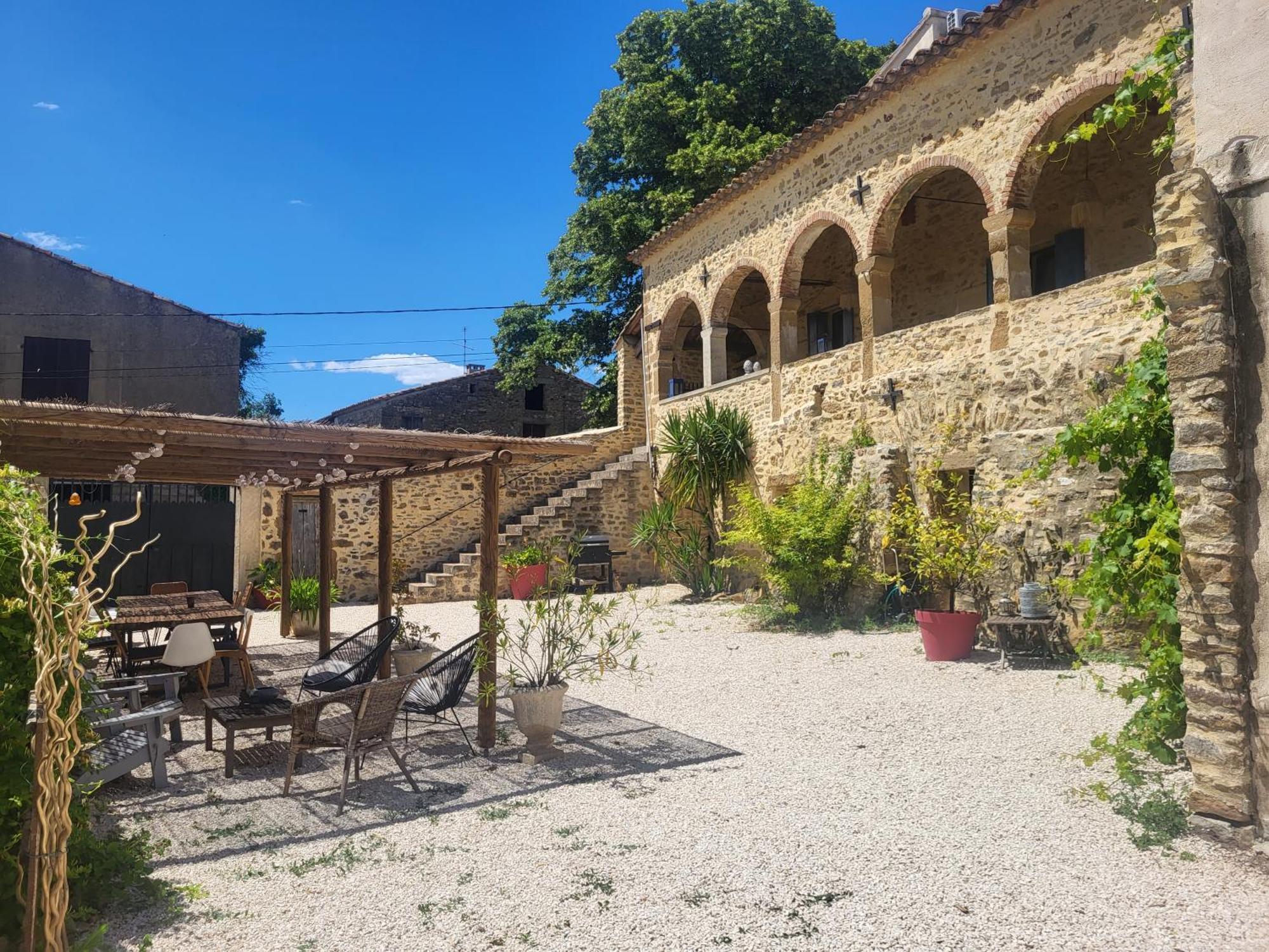 Bastide De La Madeleine Acomodação com café da manhã Pougnadoresse Exterior foto